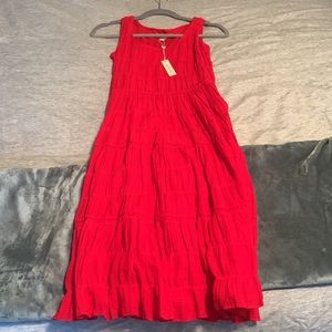 NWT Red Xs max studio dress